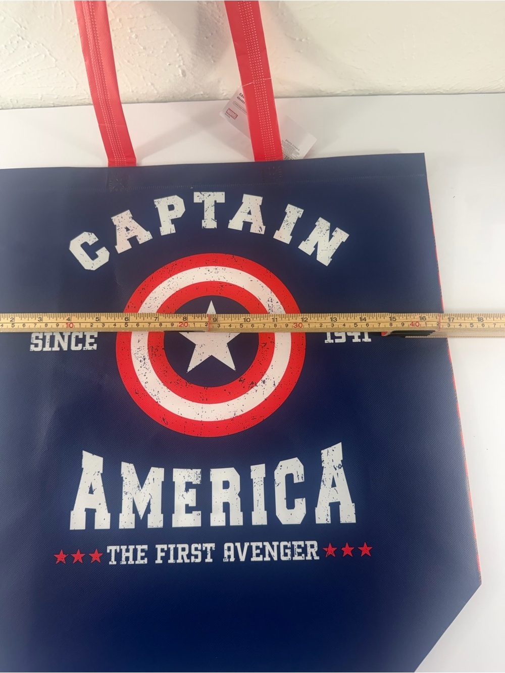 Marvel Captain America Reusable Shopping Tote Bag – New with Tags - Picture 3 of 7